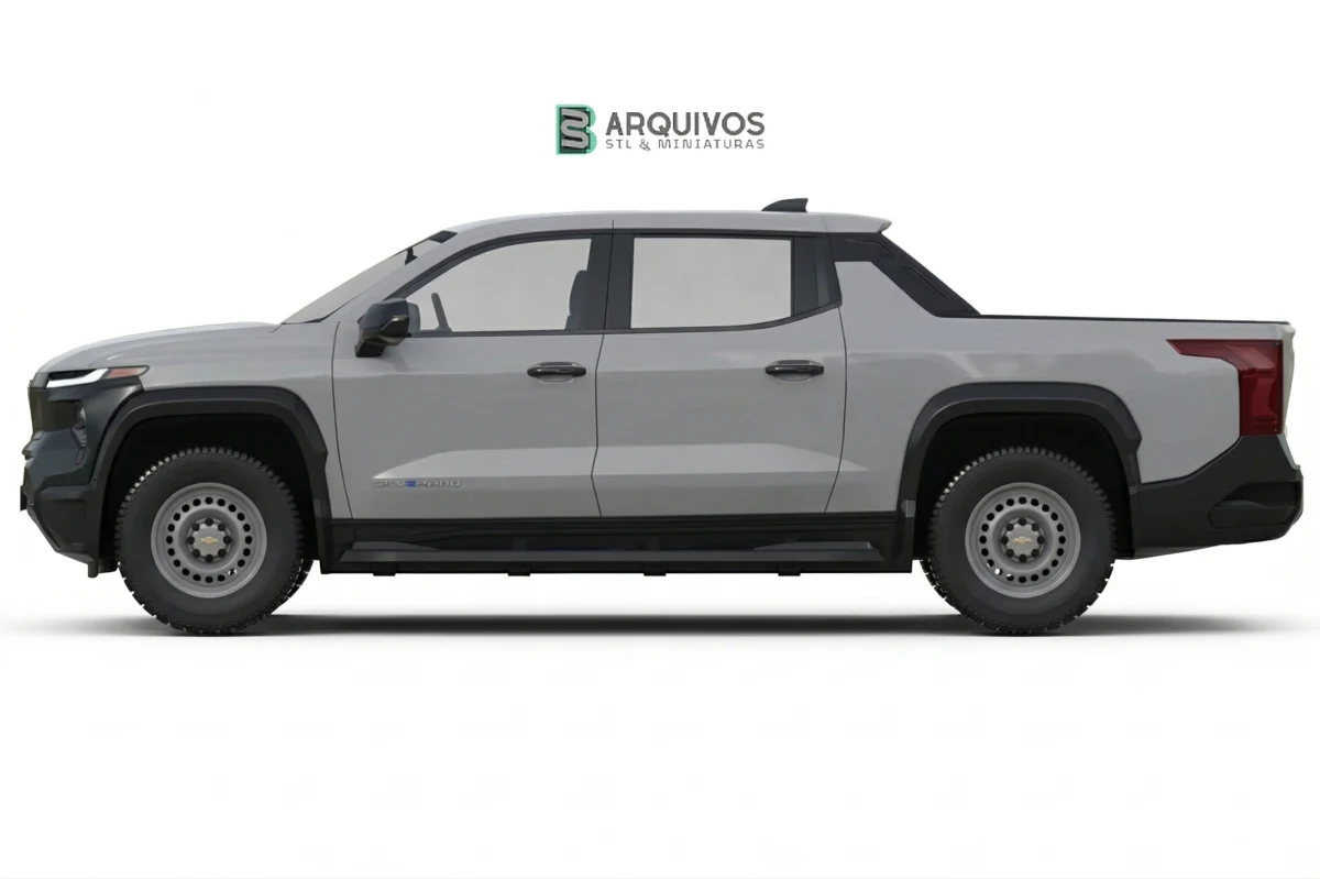 Modelo 3D STL - Chevrolet Silverado EV WT — foto 2